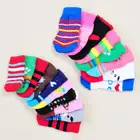 Нескользящие носки для собак, Уличная обувь на мягкой подошве для щенков, кошек, чихуахуа, зимние теплые аксессуары для домашних животных, 4 шт.компл.