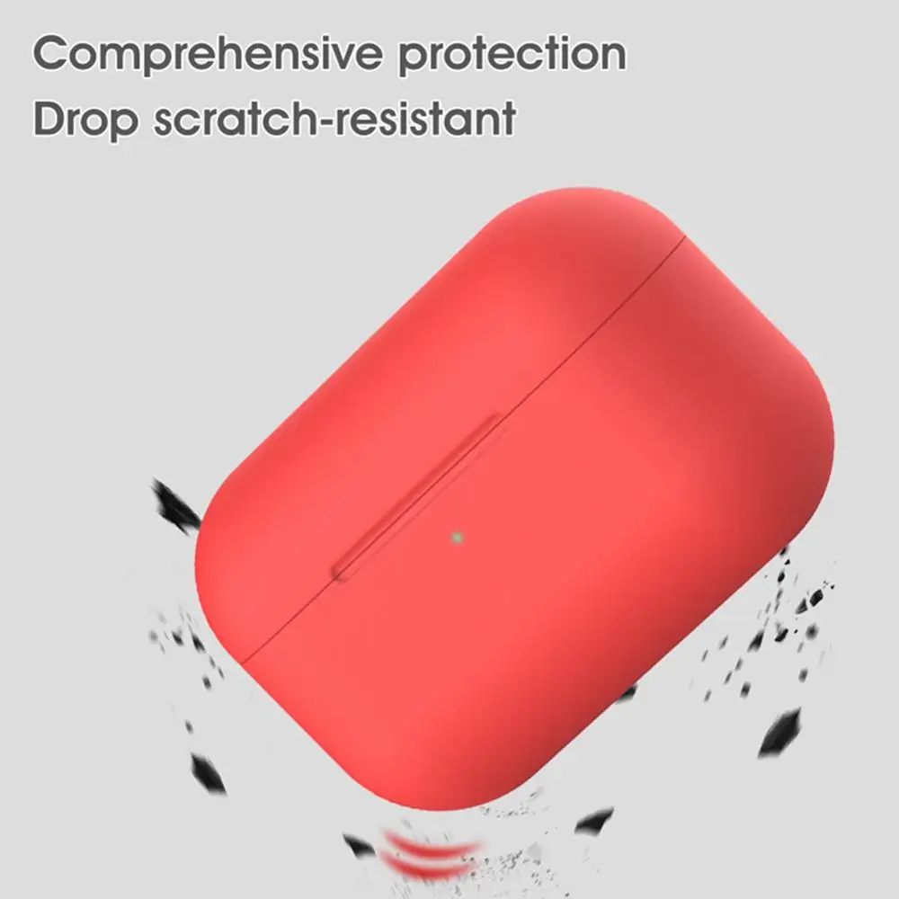 Силиконовый чехол Защитный чехол для Apple Airpods pro TWS blutooth наушники мягкий Air pods pro защитный чехол s крюк для наушников