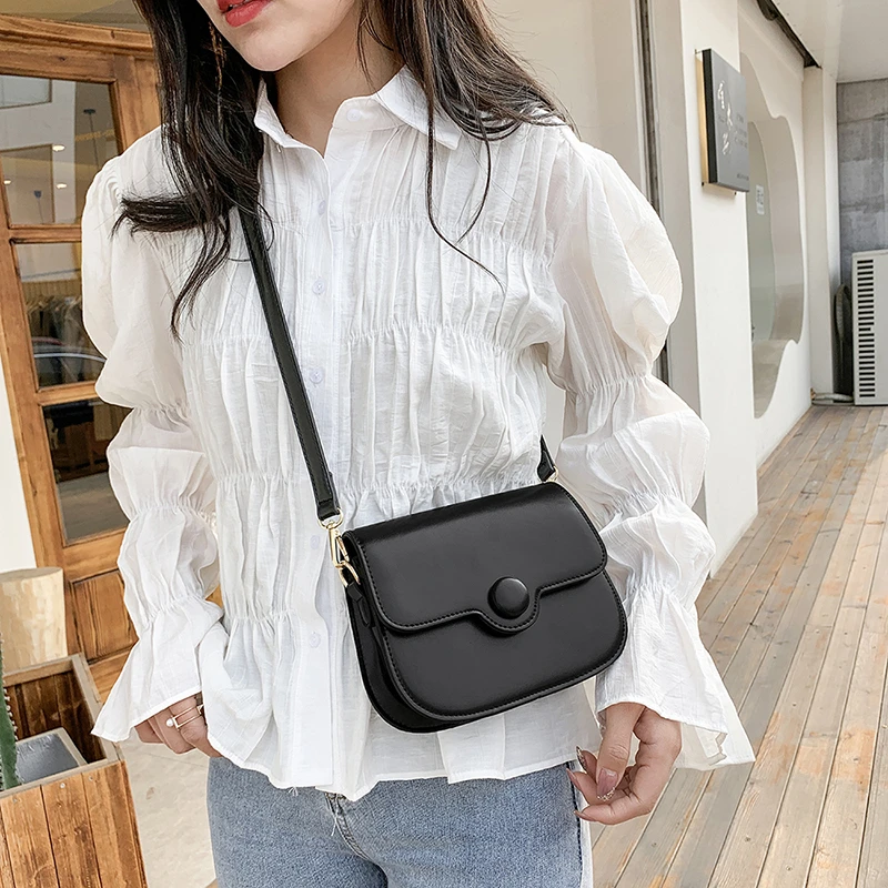

Fashion trend women's bag Single Shoulder Bag Messenger Bag leisure small square bag high quality Pu