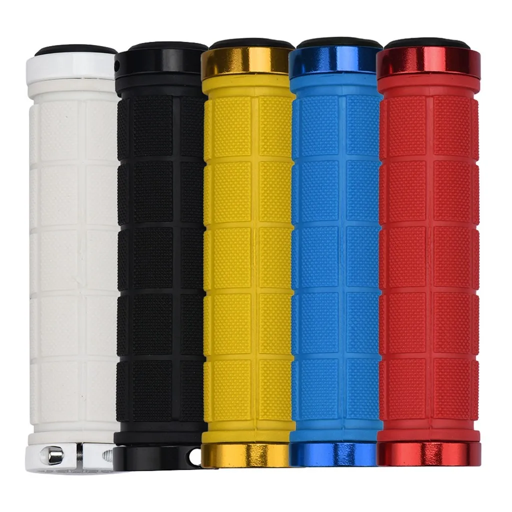 1 пара MTB горные ручки для велосипедного руля резиновый замок на руле фиксаторы