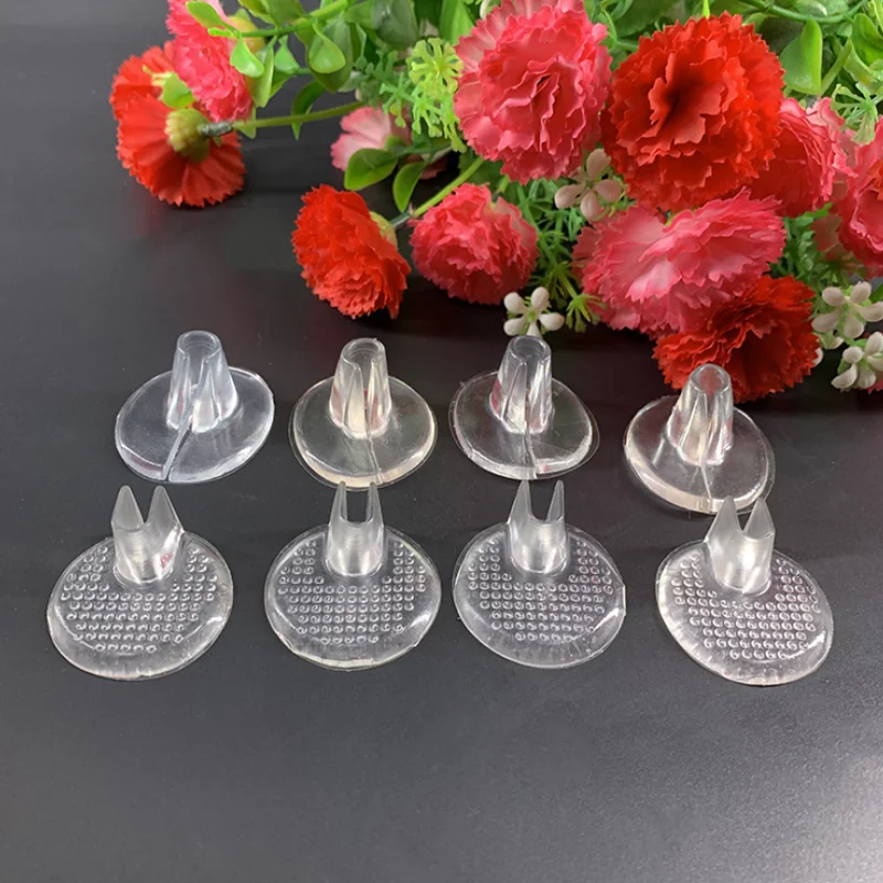 

5pair Silicone transparent Cushion Pads Toe Separator Protector Feet Care Tool Invisible Foot Pad For Flip Flops Foot Care Tool