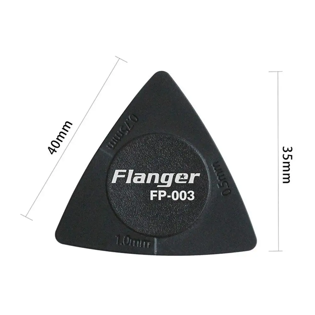 Треугольные гитарные медиаторы Flanger толщиной 3 Нескользящие стильные