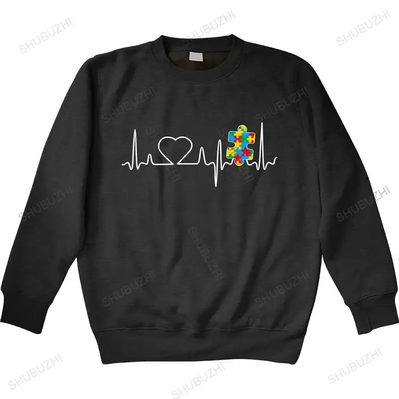 

Осенне-зимние толстовки с капюшоном с изображением пазла при аутизме толстовки с изображением сердцебиения мужские толстовки с капюшоном ...