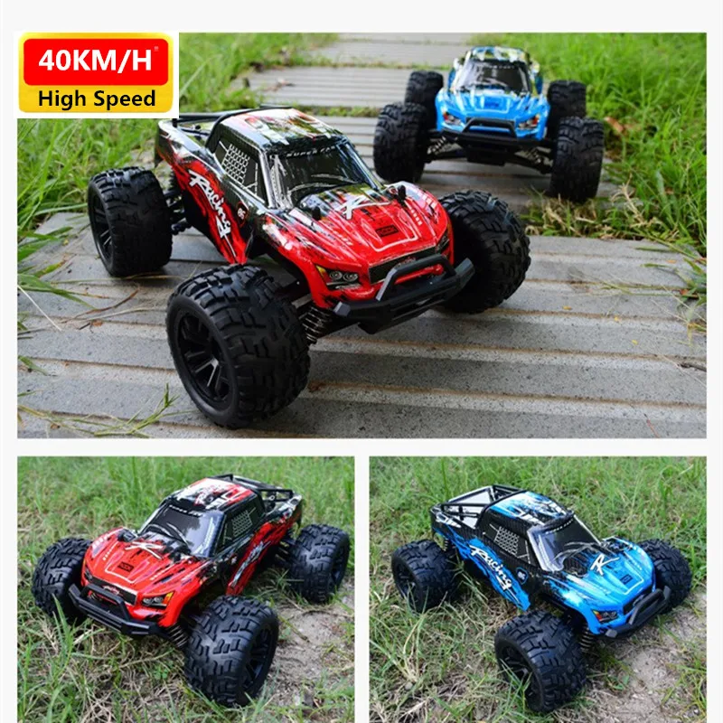 

Машинка гоночная, 40 км/ч, 2,4 ГГц, полноприводная, высокая мощность, для езды по бездорожью