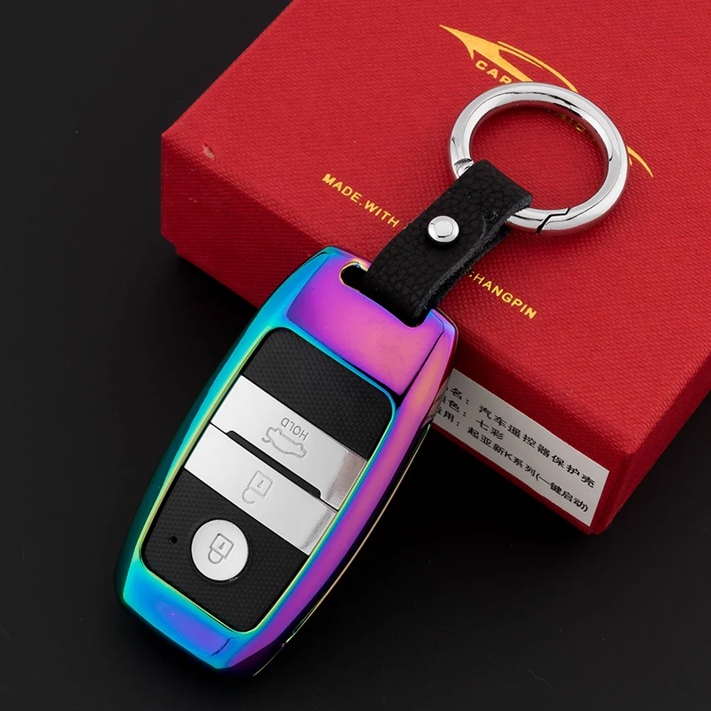 Чехол из цинкового сплава для автомобильного ключа Kia Rio K2 Sportage 2017 2018 Ceed Optima K5 Cerato K3