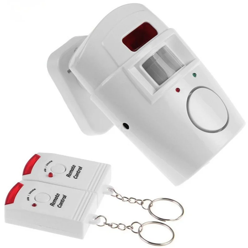 

Home Security System IR Infrared Motion Sensor Alarm Detector 105dB Alarm Monitor Wireless Alarm system+2 remote controller