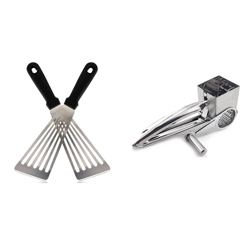 

Лопаточка со шлицем для рыбы, рыболовный Тернер, скошенная кромка, поворотная переворачивающаяся с мерным измельчителем и 3 барабанными лез...