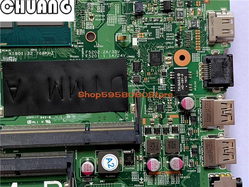 Материнская плата для ноутбука DELL Inspiron 14R 5437 3437 Core I3-4010U материнская CN-0Y3JGV 0Y3JGV 12307-1