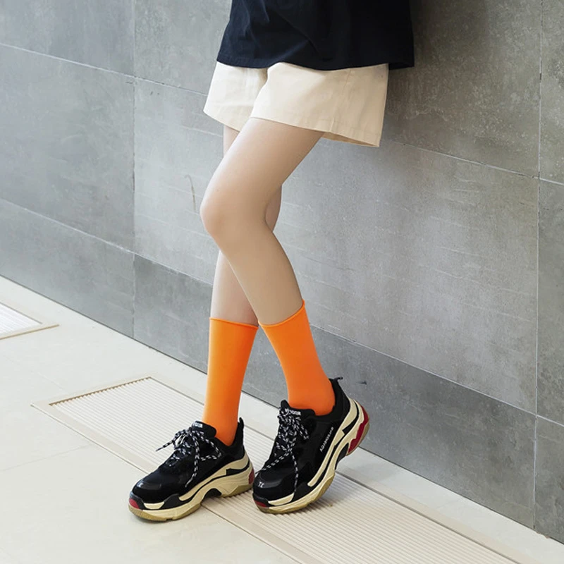 

Spring Summer Autumn Candy Color Women Cute Sock Funny Colorful Crew Socks Hipster Velet Socks Female Striped Socks 5pairs