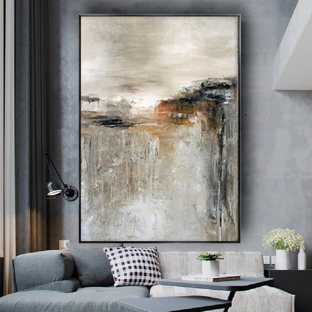

Nordic Abstract home Decor wall Painting Hand Painted Oil Painting on Canvas Wall Art indoor Artwork For Hotel Living Room Decor