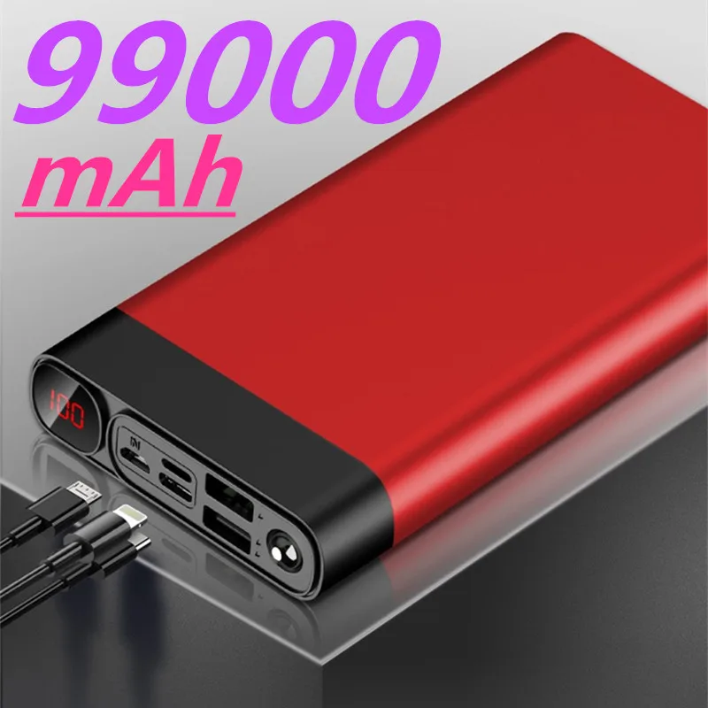 

Power Bank 99000mAh Portable Charging Poverbank Mobile Phone External Battery Charger Powerbank 99000 mAh for Xiaomi Mi