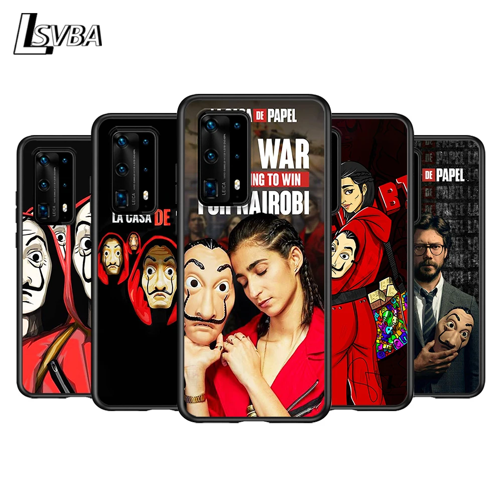 Деньги Heist дом бумага для Huawei P40 P30 P20 P10 Pro Lite E Plus 4G 5G P9 P8 P Smart Z S Мягкий чехол задней