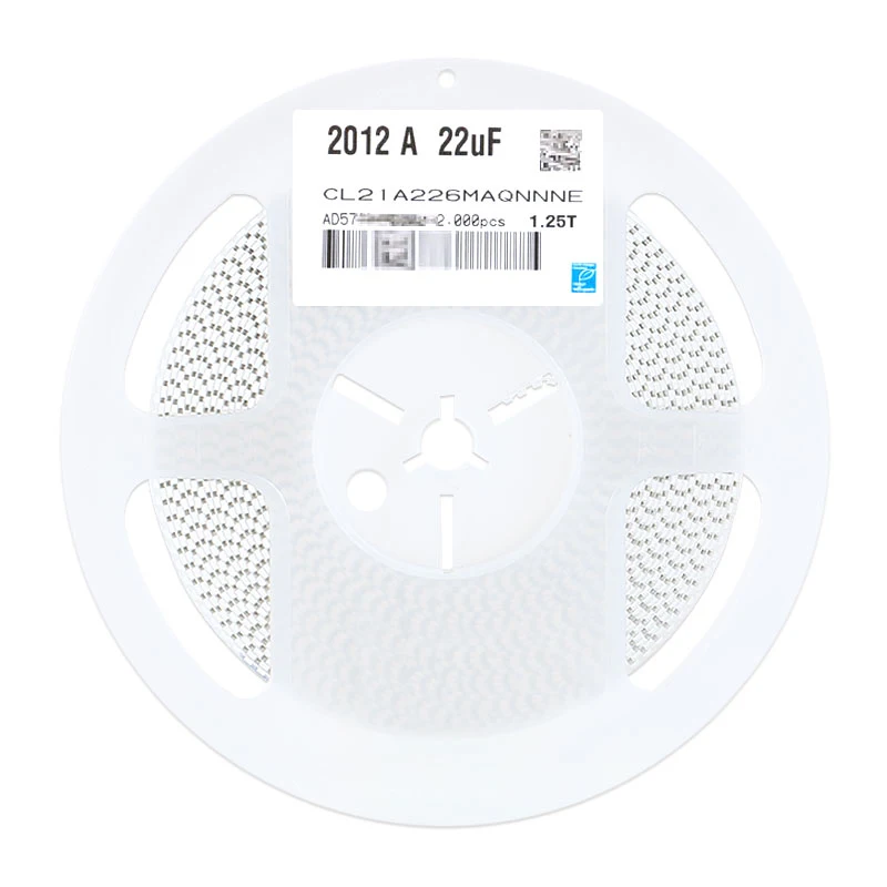 

Керамические конденсаторы CL21A226MAYNNNE CL21A226MAQNNWE CL21A226MAQNNNG CL21A226MAQNNNE CL21A226MAQNFNE 0805 22 мкФ 25V X5R ± 20% SMDMLCC