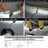 welding nail for plastic welder 0 6mm pre cut corner staple flat staples stapler soldering machine supplies for car bumper plast