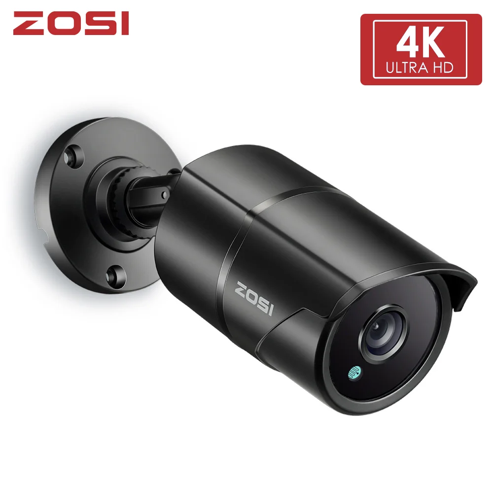 IP камера видеонаблюдения ZOSI 4K H.265 8 МП 5 наружная Водонепроницаемая
