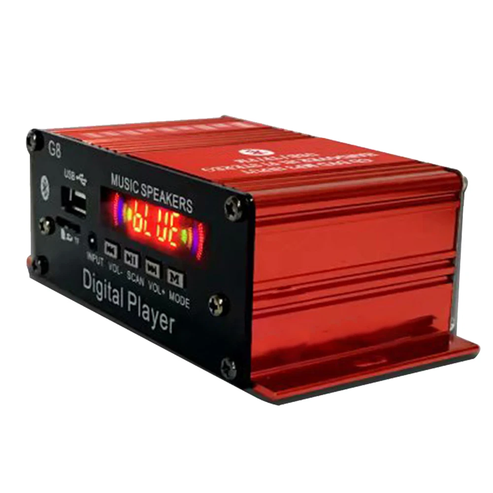 Стерео умный мини автомобильный усилитель мощности для дома 12 В аудио