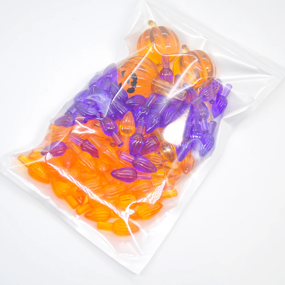 

103pcs ceramic Christmas tree replacement bulbs multi-color lamp beads pumpkin lantern country artist home Halloween decoration