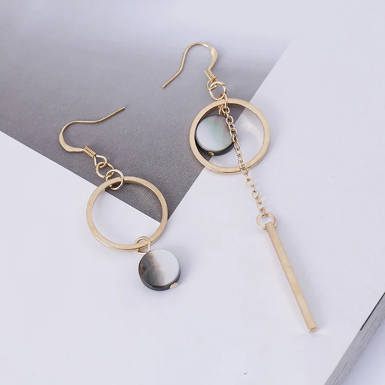 Асимметричные Серьги клипсы серьги без пирсинга модные ювелирные изделия для