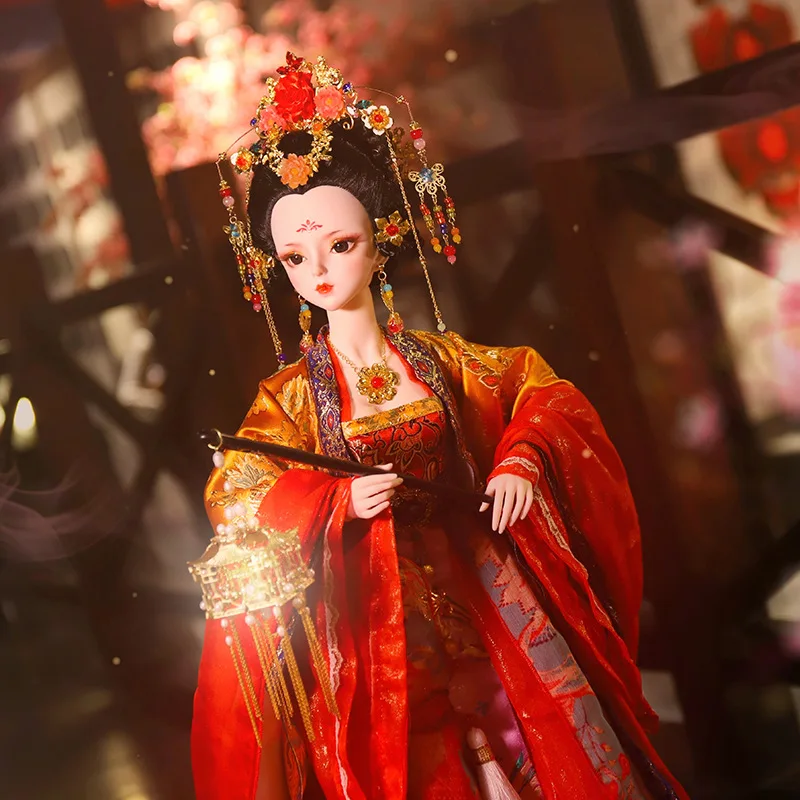 

62cm Bjd Doll Bjd Limited Edition Chinese Queen Yang Guifei 3-point Baby 60cm Costume Girl Dolls for Girls Bjd 1/4 Doll