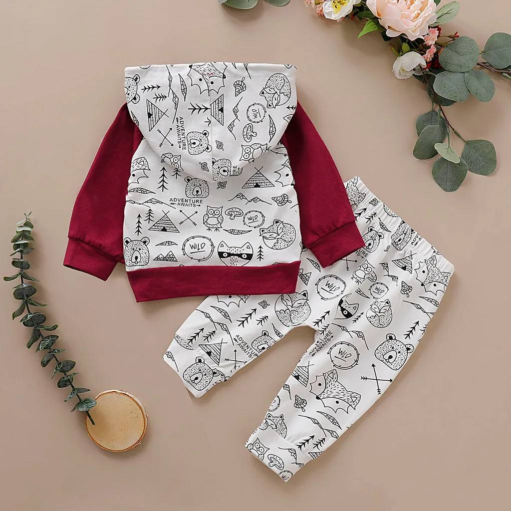 Одежда для маленьких девочек футболка с капюшоном и надписью новорожденных