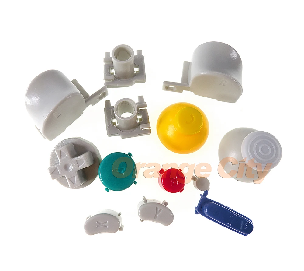 1 комплект клавиатуры ABXY Z кнопки L R для контроллера Nintend NGC цветной полный набор