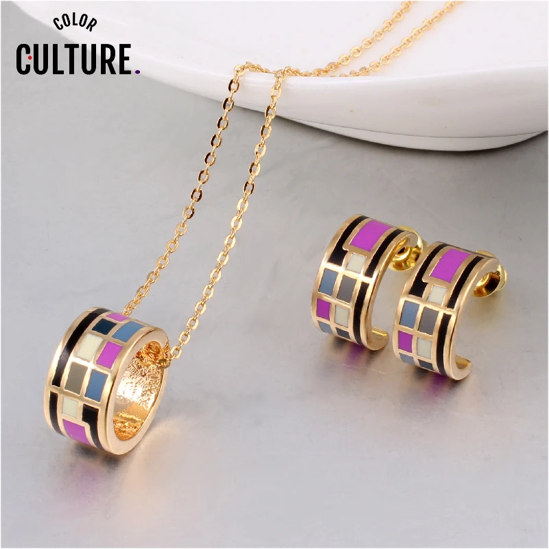 Новые индийские ювелирные наборы для женщин красочное ожерелье одежда изделия