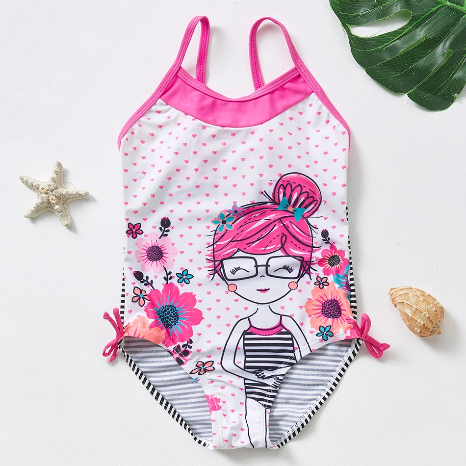 

2-16Y Girls swimwear 2021 New Girls swimsuit one piece Children Swimwear Swimsuit for girl Teenager Kids Beachewear-ST9030MIX
