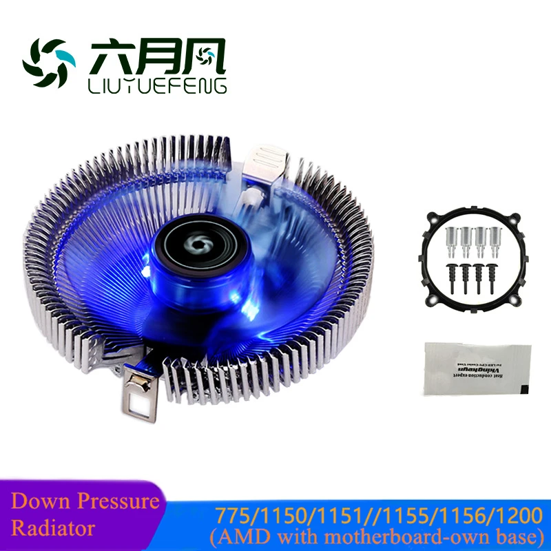 

New CPU Cooler 90mm PMW i3 i5 CPU Heat Sink for Intel LGA 775 1150 1151 1155 AMD AM2 AM3 FM2 3 Pin CPU Cooling Fan PC Quiet