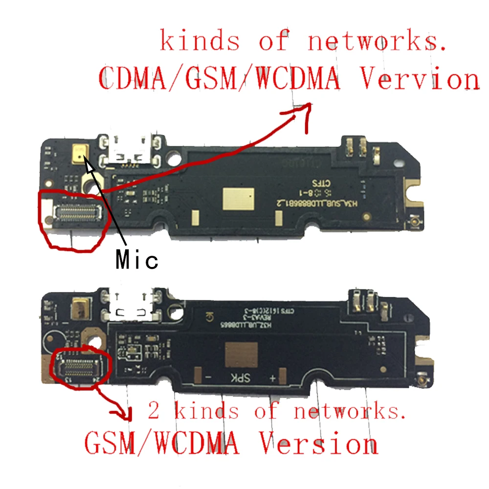 Для Hongmi Note3 USB штепсельная зарядная плата разъем зарядное устройство модуль для