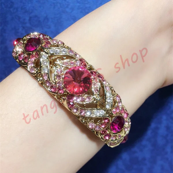 

Винтажный перегородчатый женский браслет с золотым покрытием, креативные Пекинские подарки