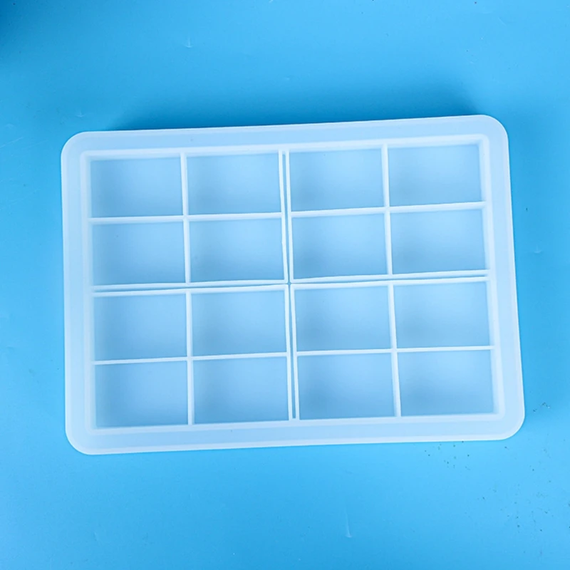 

Rectangle Tray Crystal Epoxy Resin Mold Serving Board Placemat Silicone Mould
