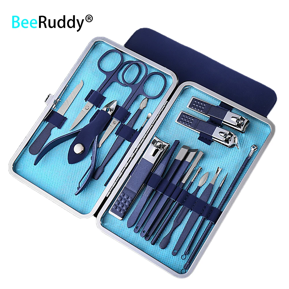 

Nail Clippers 7-18pcs Stainless Steel Nail Clipper Set Nail Clippers Manicure Set Pedicure Kit Nail Cutters For Manicure Tools