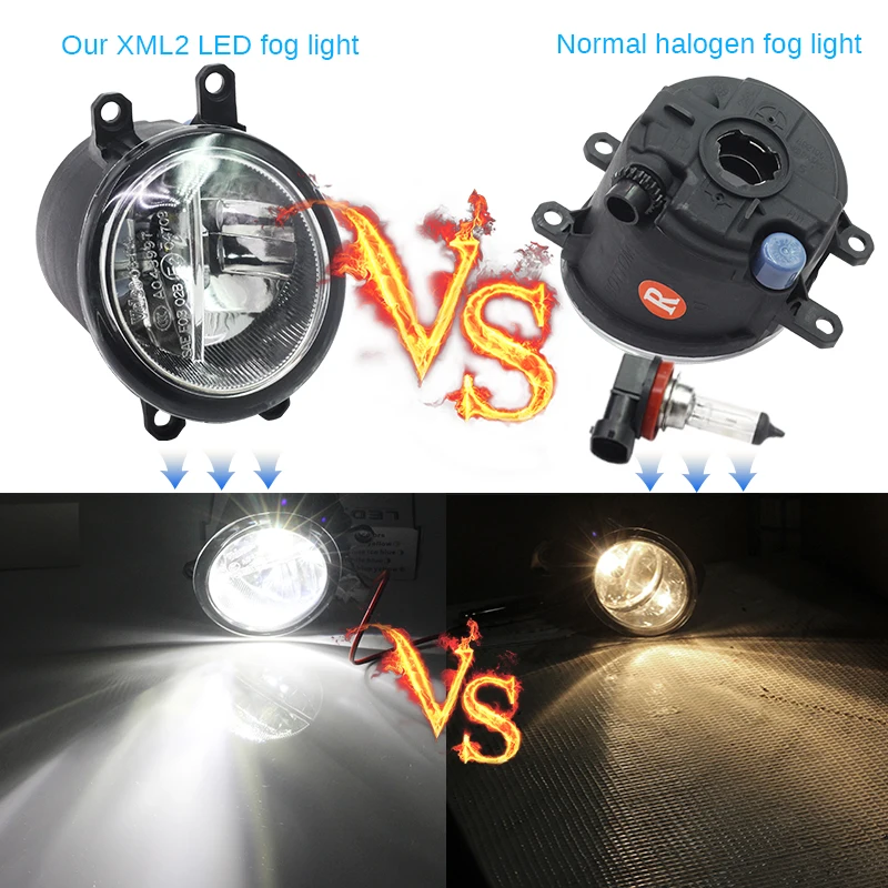 Buildreamen2 2 Pieces Car 4000LM LED Lamp Fog Light Daytime Running DRL 12V For Toyota Matrix 2008 2009 2010 2011 2012 2013 | Автомобили и