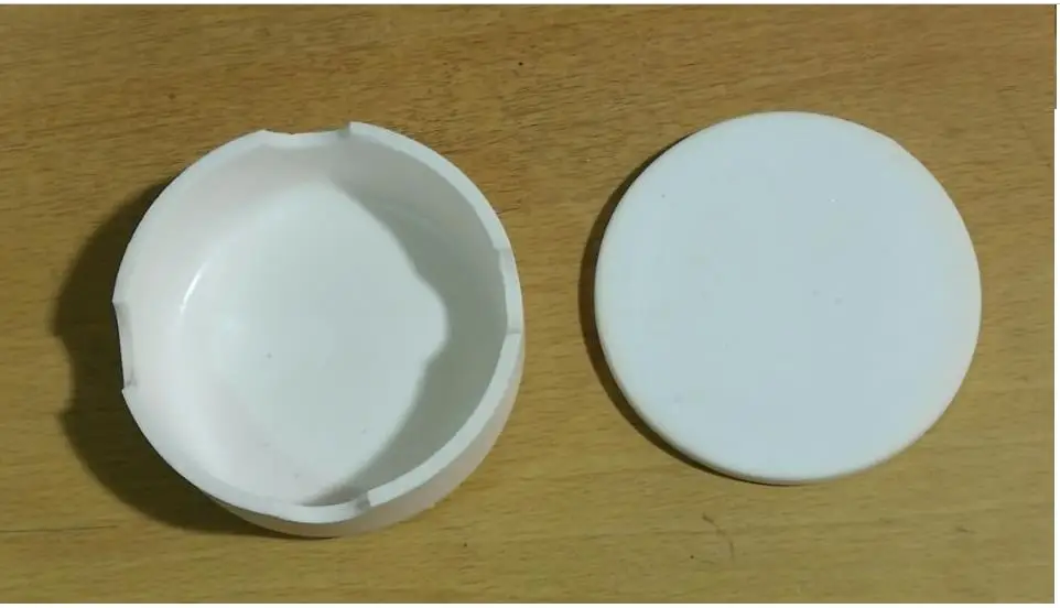 95X35mm with cover Стоматологическая лаборатория CAD тигель для циркониевые сверла спеченные тигли стоматологические с крышкой круглой формы держа бусины в духовке - Цвет: 95X35mm with cover