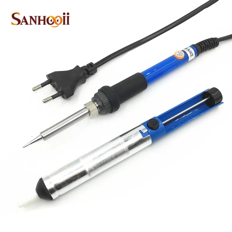 

220V Electric Iron And Tin Gun Tools Kit For Cell Phone Mobilephone Repair Hand Tool Set Gadgets ZM56