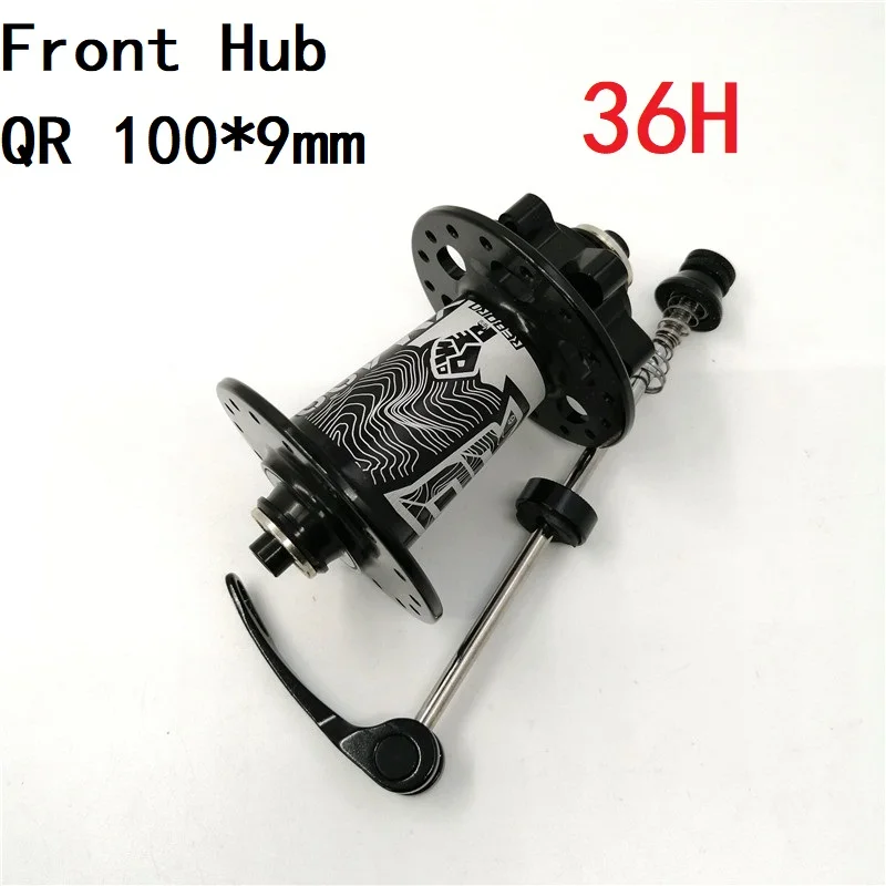 XM490 8-9-10-11Speed MTB горный велосипед ступица 2-4 подшипник 9*100 мм 10*135 мм Передняя Задняя Hubset 28-32-36 отверстие велосипедный дисковый тормоз ступица - Цвет: 36H Single Front