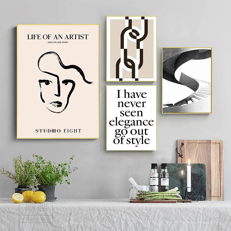 

Abstract Matisse Picasso Wall Art Print Canvas Painting Vintage Nordic Poster Modern Gallery Wall Pictures For Living Room Decor