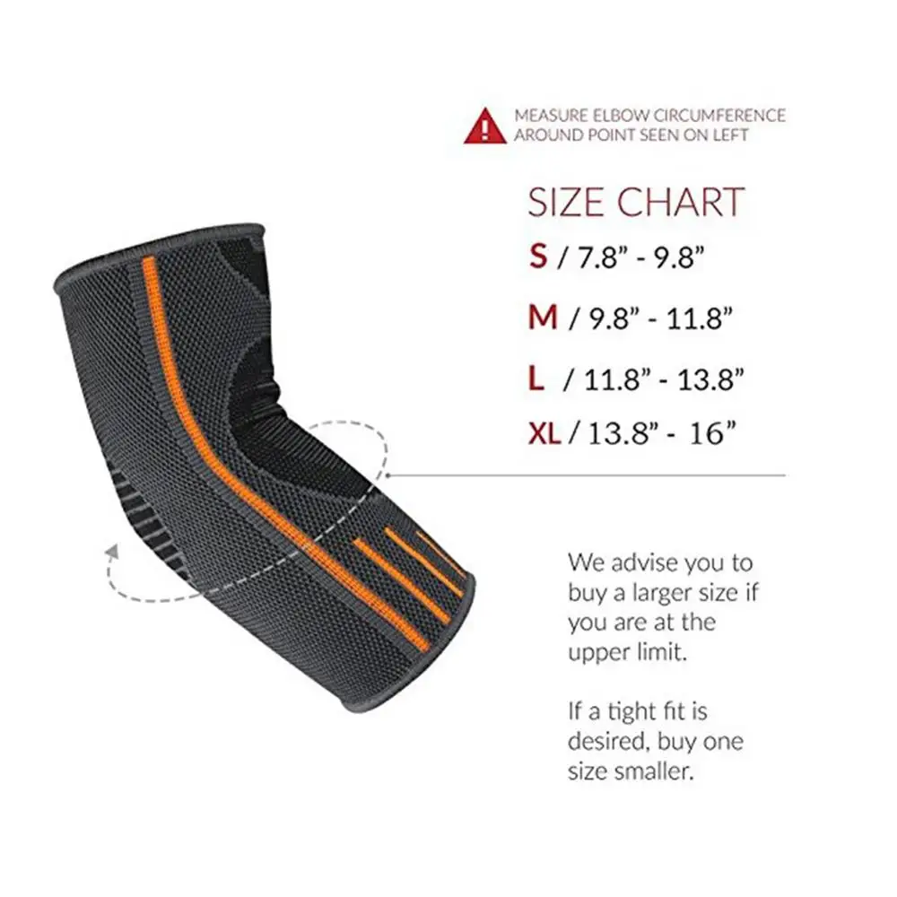 

1PC Sports Elbow Support Sleeve Sport Protector Weightlifting Volleyball Tennis Arm Brace Pads Basketball Running Pad