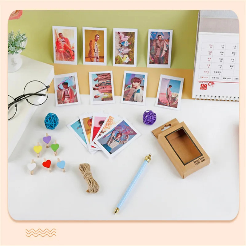 20Pcs/set Got7 Mark Jackson YoungJae BamBam YuGyeom JinYoung JB Self Made Paper Lomo Card Poster Photocard Fans Gift Collection |
