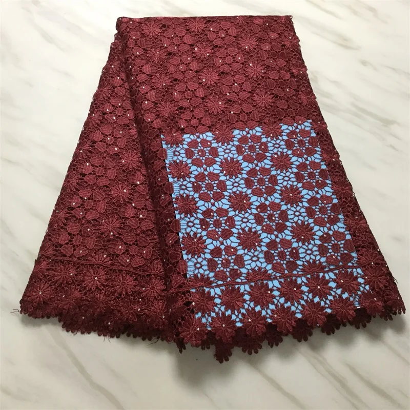2020 Новое поступление Африканский шнур с несколькими шнурками кружева из гипюра