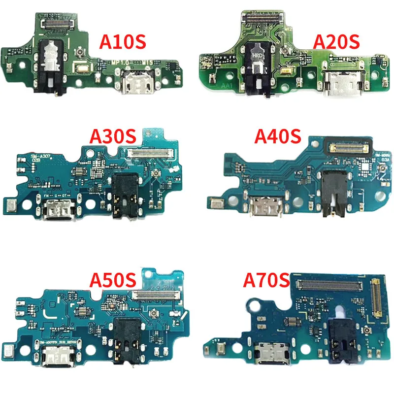 5 шт. для Samsung Galaxy A10S A107 A20S A20e A202 A30S A40S A50S A70S USB зарядка док станция гибкий кабель