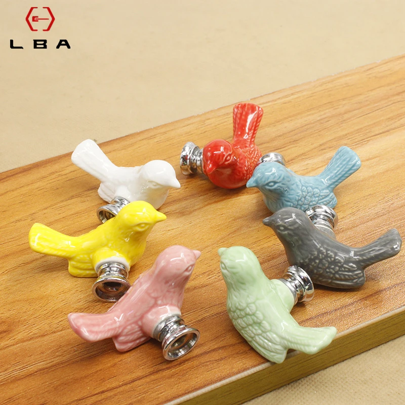 LBA голубь мультфильм детский гардероб мебельные ручки металлическая фурнитура с