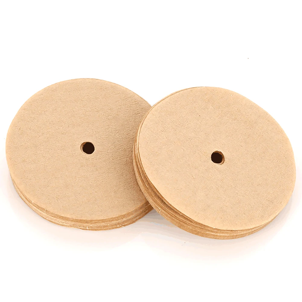 100 шт. Круглая Бумажная s деревянная бумага для замены номера 6/9 маркер кофе