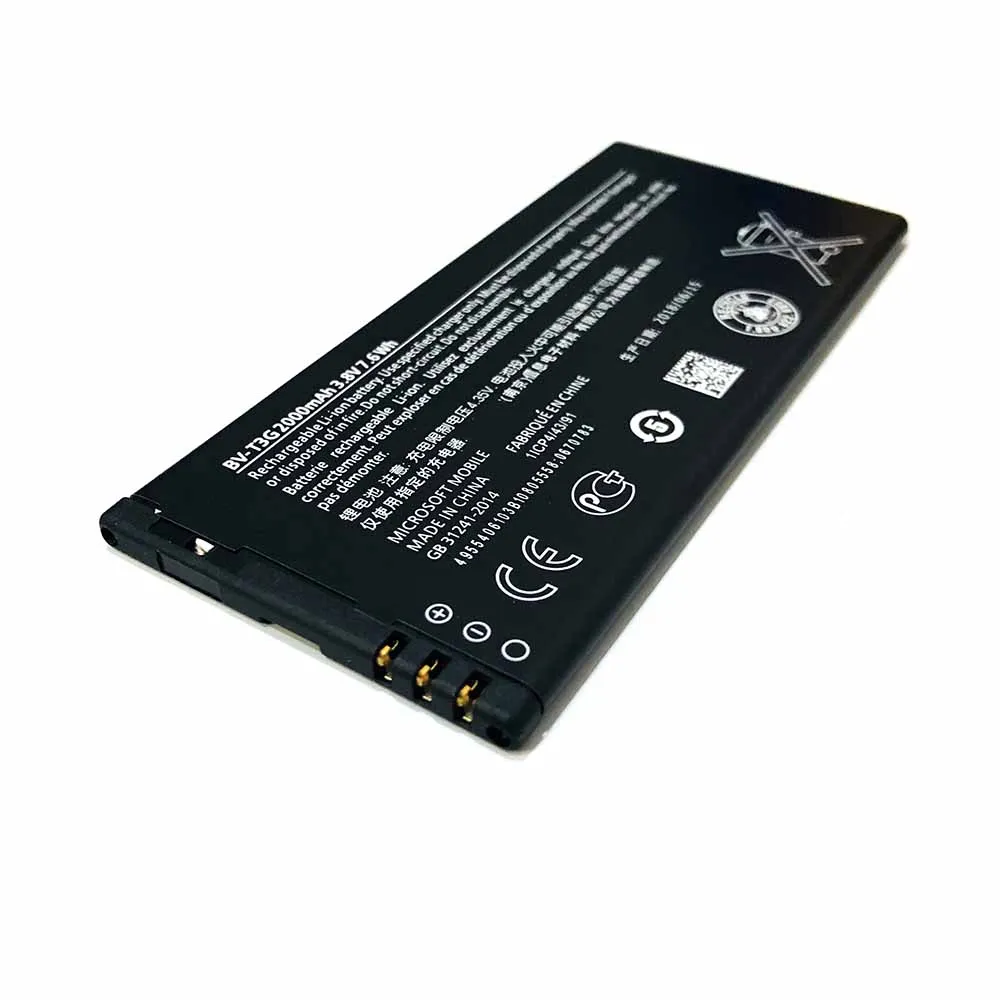 Высокое качество 2000 мАч BV-T3G батарея для microsoft Nokia Lumia 650 RM-1154 BV T3G мобильного телефона