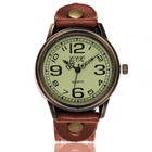 Унисекс женские и мужские винтажные водонепроницаемые кварцевые наручные часы из натуральной кожи, бренд CCQ Montre Femme, подарочные часы