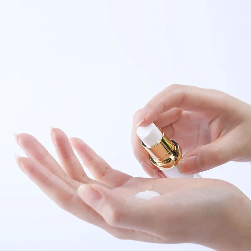 50 шт. высокое качество пустые белые 10 мл Вакуумная бутылка для лосьона с