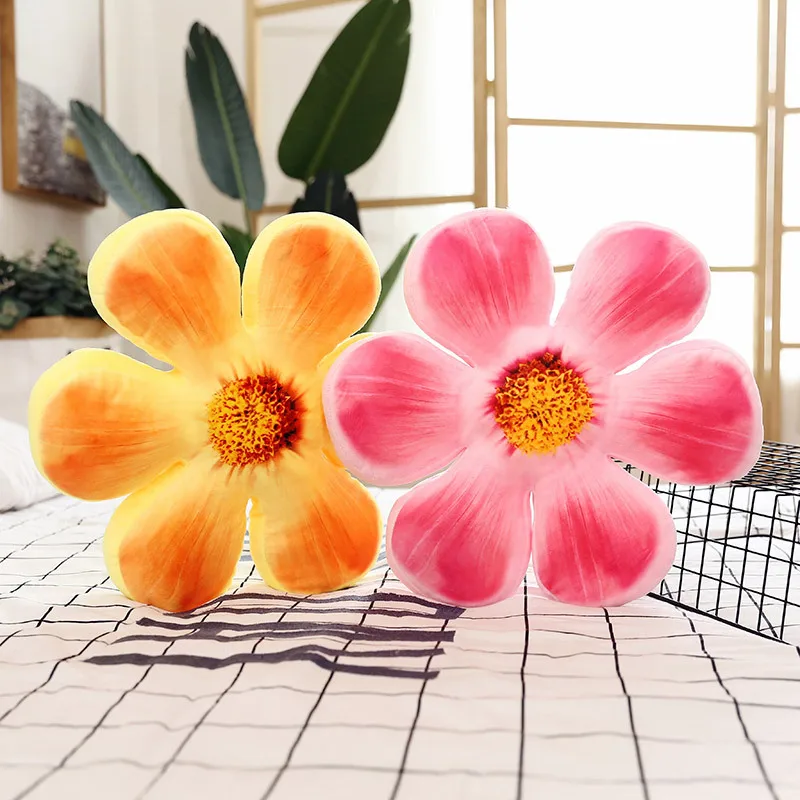 Simanfei подушка для сиденья Круглый лепесток пола футон спинка дивана украшение