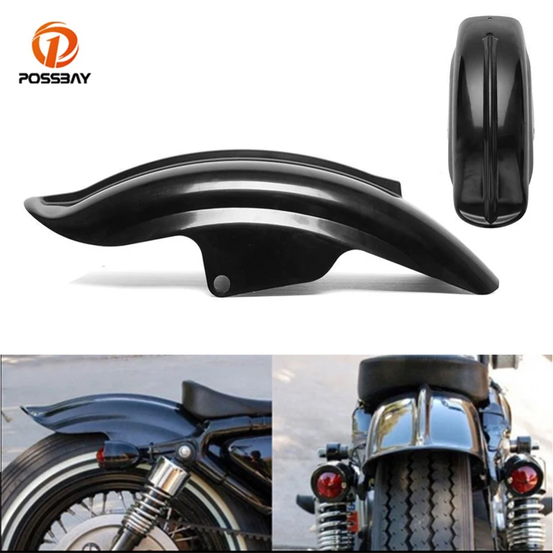 

Мотоциклетный задний брызговик POSSBAY, брызговик, предотвращение Кафе Racer ATV для Harley Sportster Bobber Chopper 883 883R 1200 1994-2003