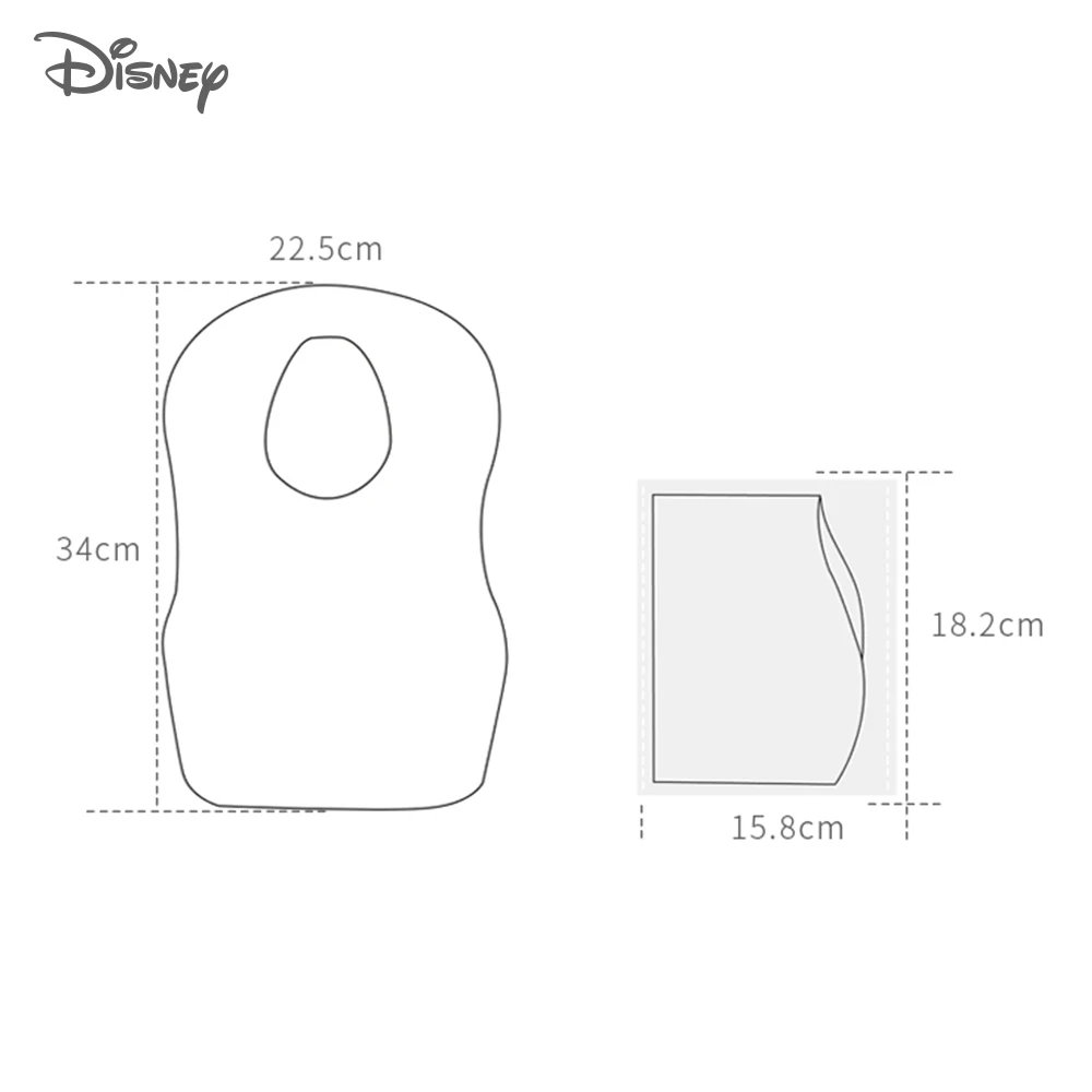 Слюнявчик Еду ребенка из мультфильма Disney водонепроницаемый супермягкий детский