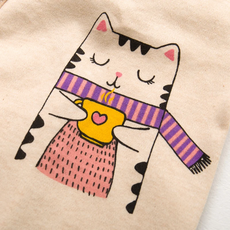 2019 Одежда для новорожденных младенцев с героями мультфильмов круглым вырезом